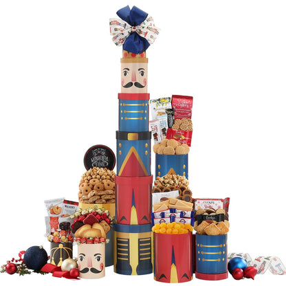 Wine Country XL Nutcracker Holiday Tower gift box
