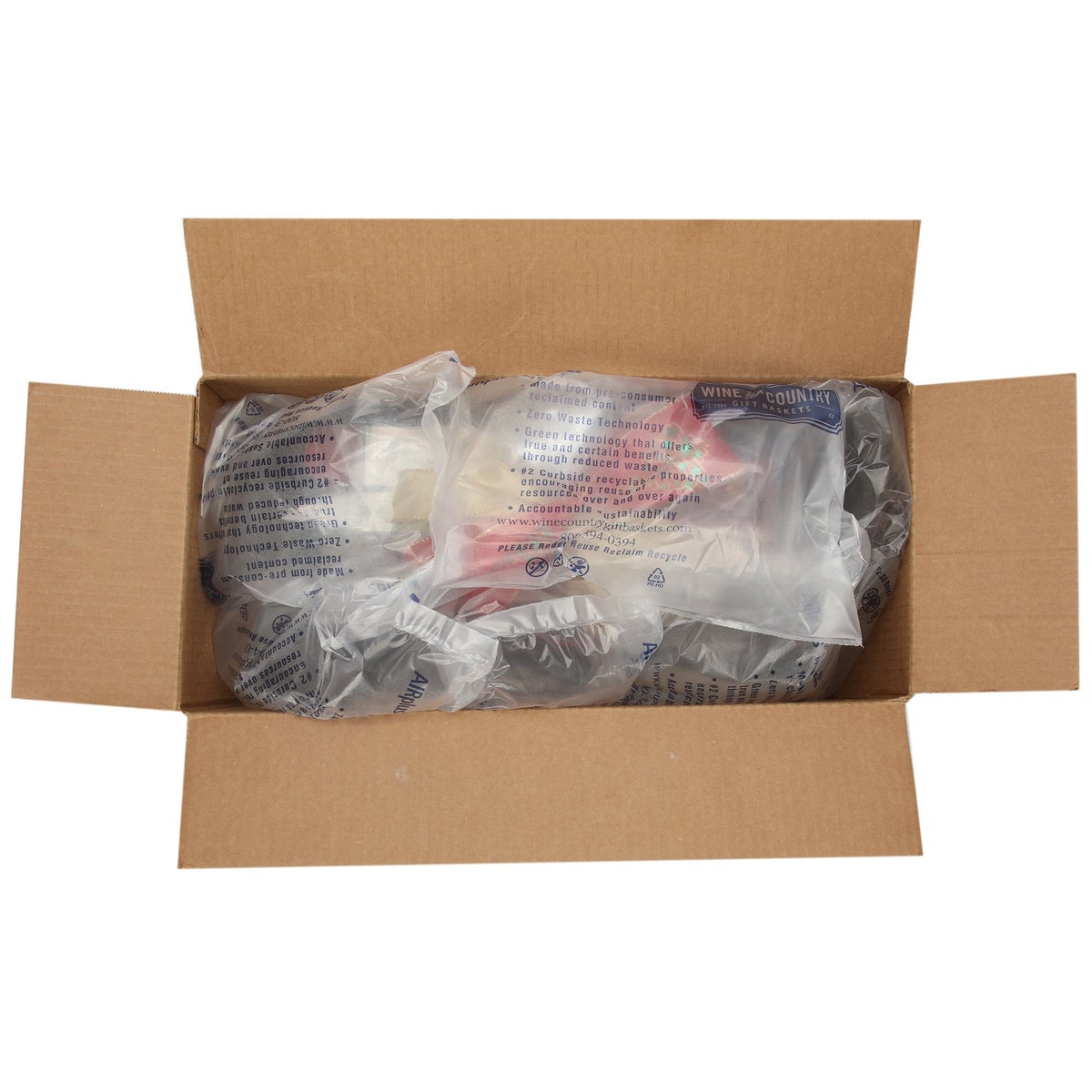 Wine Country Gift Baskets holiday sleigh packaging