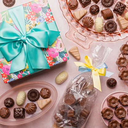 Jelina Chocolatier spring assorted chocolates gift bundle