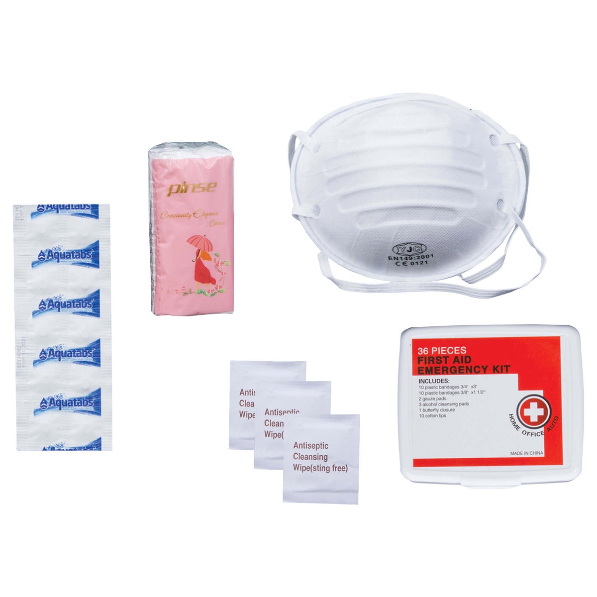 ReadyWise emergency kit backpack with Mylar blanket
