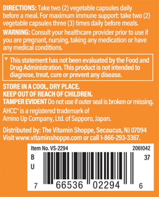 The Vitamin Shoppe mushroom mycelia extract capsules