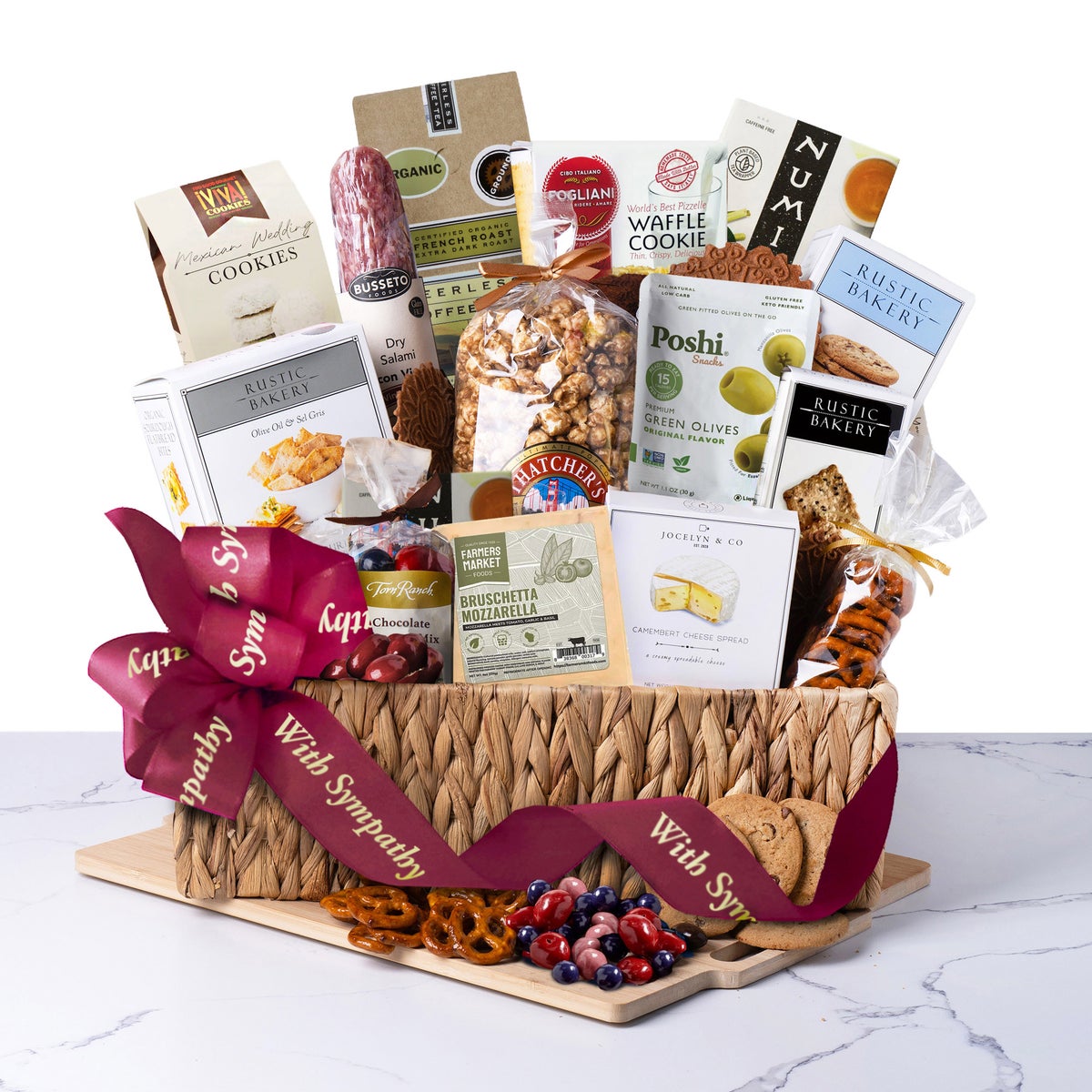 Napa Sonoma Supply sympathy gourmet gift basket