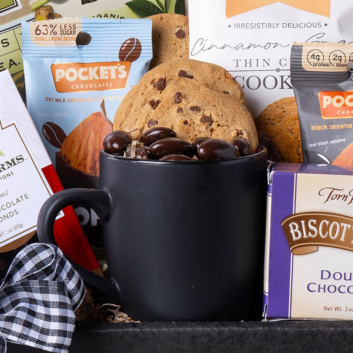 Holiday coffee gift set with treats