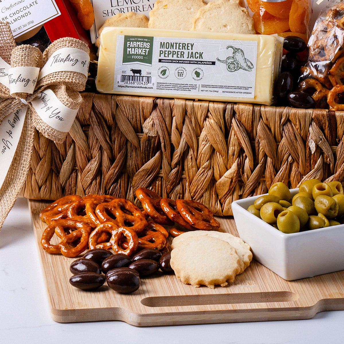 Napa Sonoma Supply assorted food gift basket for entertaining