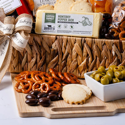 Napa Sonoma Supply assorted food gift basket for entertaining