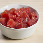Frozen tuna poke kit with spicy flavor