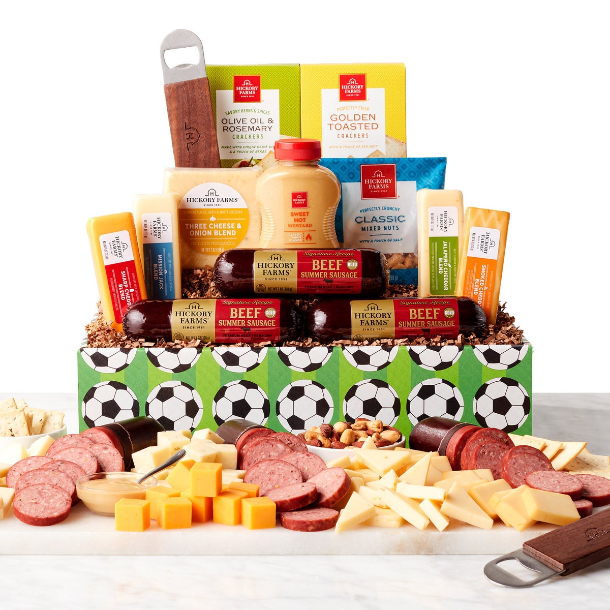 Hickory Farms Soccer Match Day Box gift basket