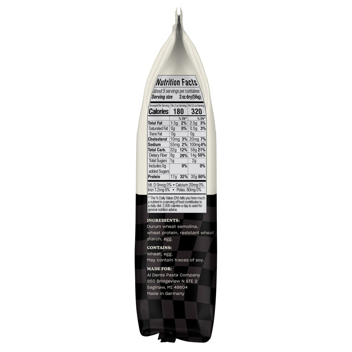 Al Dente rigatoni pasta 10 oz bag