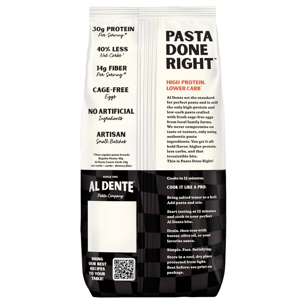 Al Dente non-GMO protein pasta variety pack