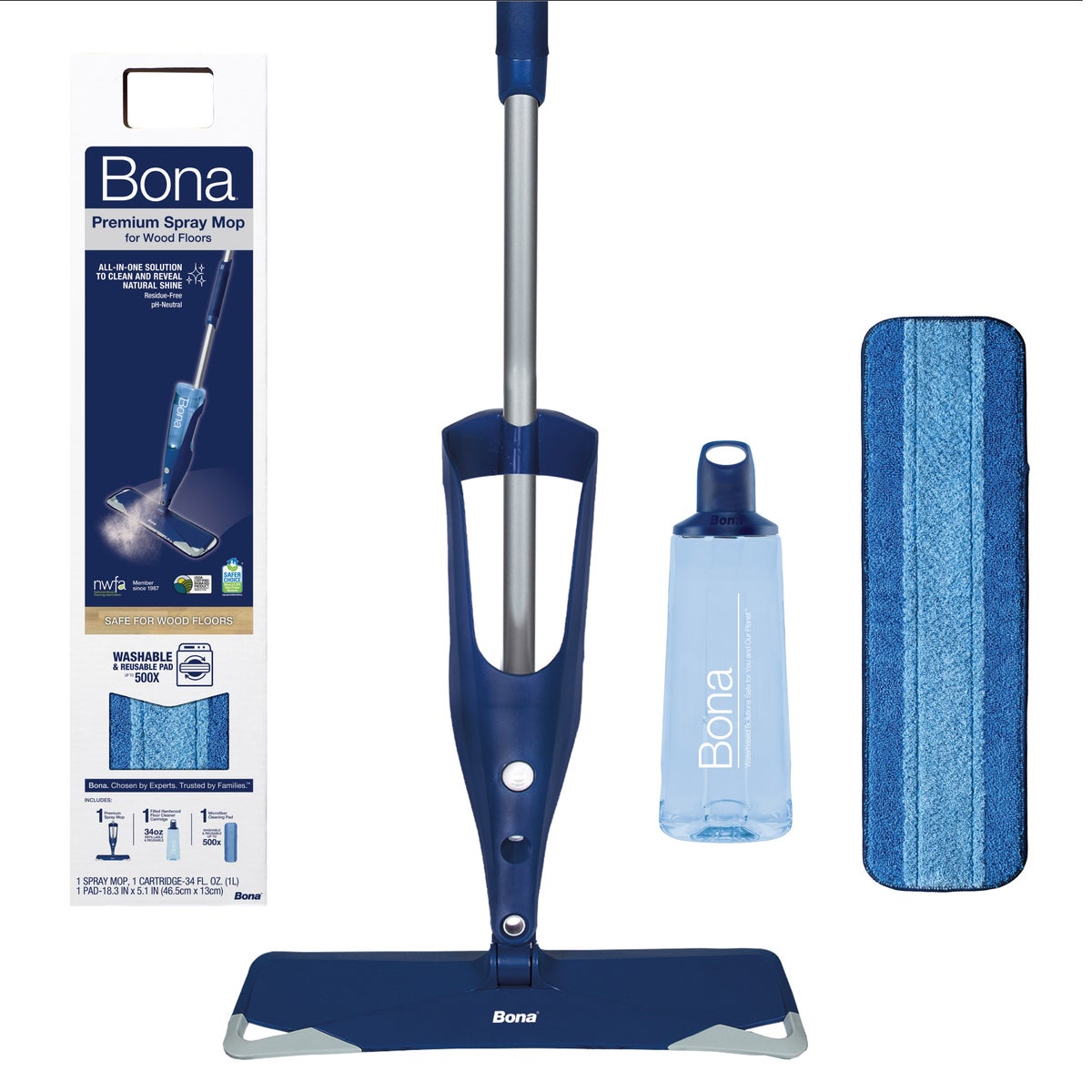Bona Hardwood Premium Spray Mop front view