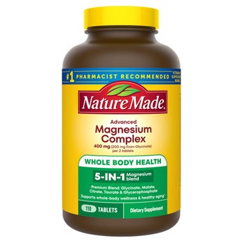 Nature Made Advanced Magnesium Complex 110 tablets bottle
