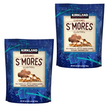 Kirkland Signature caramel s'mores clusters 2-pack