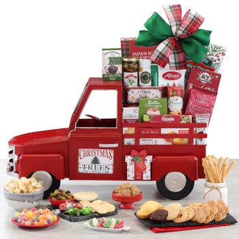 Wine Country Deluxe Sweets and Treats Christmas Truck gift assortment