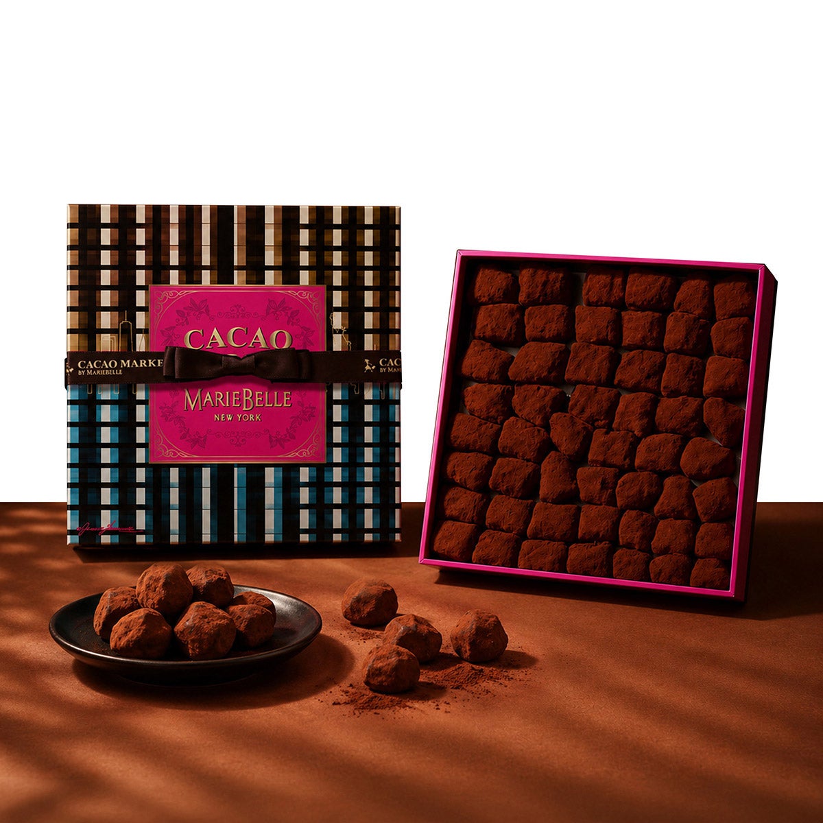 15.8 oz MarieBelle New York chocolate truffles package