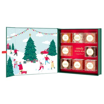 Sugarfina Winter Village 8-piece candy bento box
