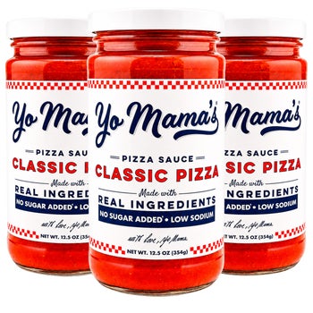 Yo Mama's low-sodium classic pizza sauce 3-pack