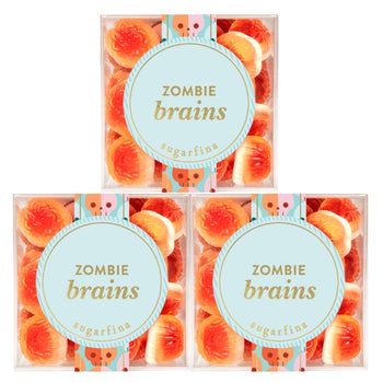 Sugarfina Zombie Brains Large Cube candy set of 3