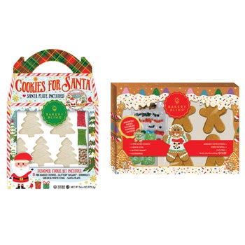 Bakery Bling Christmas cookie decorating kit with pre-baked cookies
