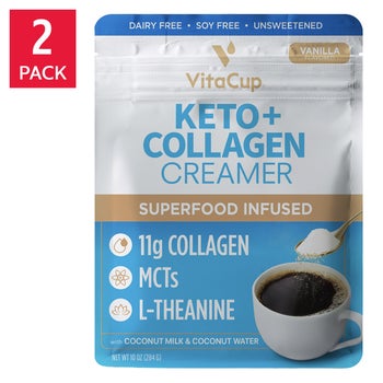 VitaCup Keto Collagen vanilla coffee creamer 2 pack