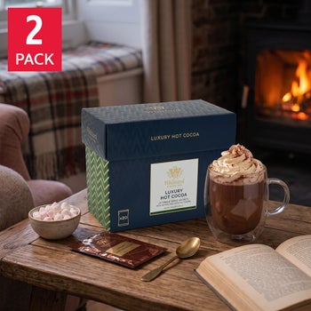 Whittard Luxury Hot Cocoa single serve sachets 2 pack