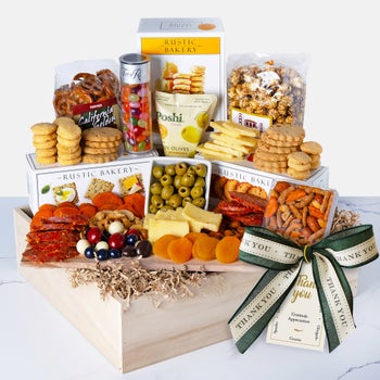 Napa Sonoma Supply thank you gourmet gift crate