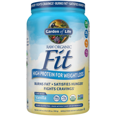 Garden of Life Raw Organic Fit vanilla protein powder