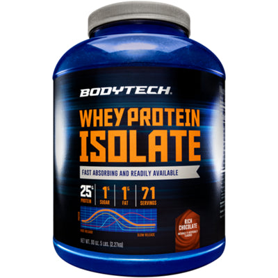 BodyTech Rich Chocolate whey protein isolate powder