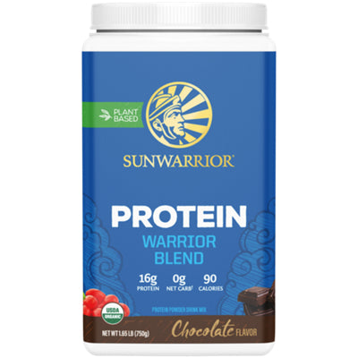 SunWarrior Blend chocolate vegan protein, 30 servings