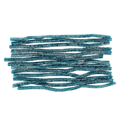 Sour Punch blue raspberry straws packaged candy display