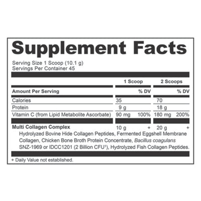 Ancient Nutrition unflavored collagen powder, 45 servings