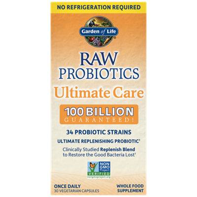 Raw Probiotics Ultimate Care 100 billion CFU formula