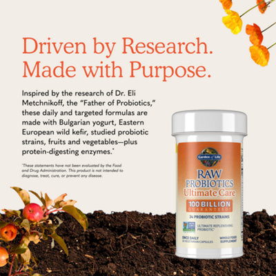 Garden of Life Raw Probiotics with enzyme blend