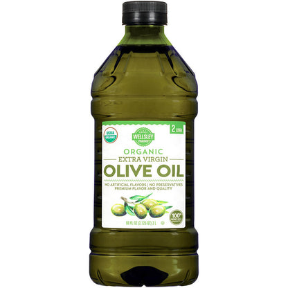 Wellsley Farms organic extra virgin olive oil 2L bottle