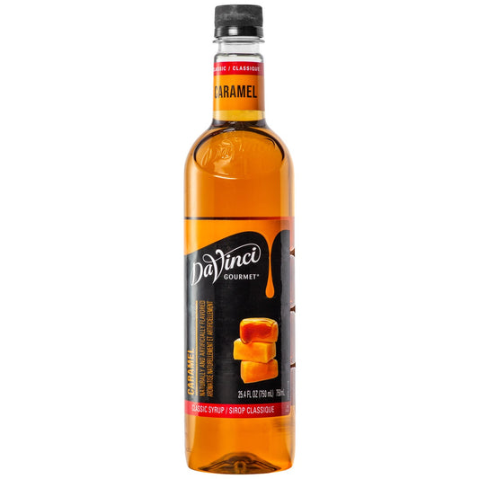 DaVinci Gourmet caramel syrup for coffee and desserts