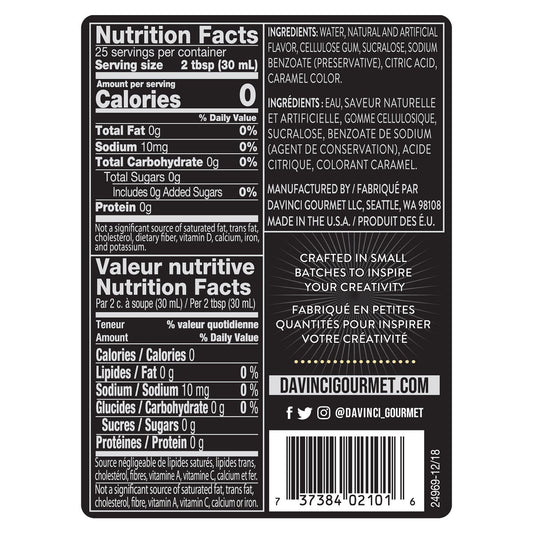DaVinci Gourmet vanilla coffee syrup 25.4 oz