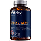 Vthrive premium omega-3 fish oil with vitamin D3