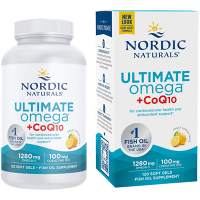 Nordic Naturals Ultimate Omega +CoQ10 lemon softgels