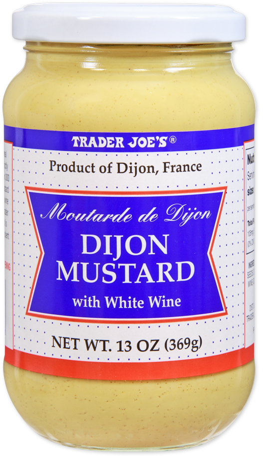 Trader Joe's Dijon Mustard pantry condiment jar