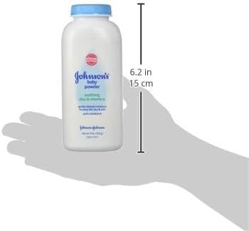 Johnson's Baby Cornstarch Baby Powder with Aloe and Vitamin E for Delicate Skin, Hypoallergenic, No Addded Parabens, and Dyes for Gentle Baby Skin Care, Baby Essentials, 1.5 oz