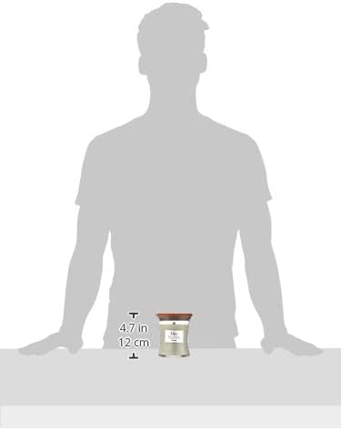 WoodWick scented jar candle with wood wick