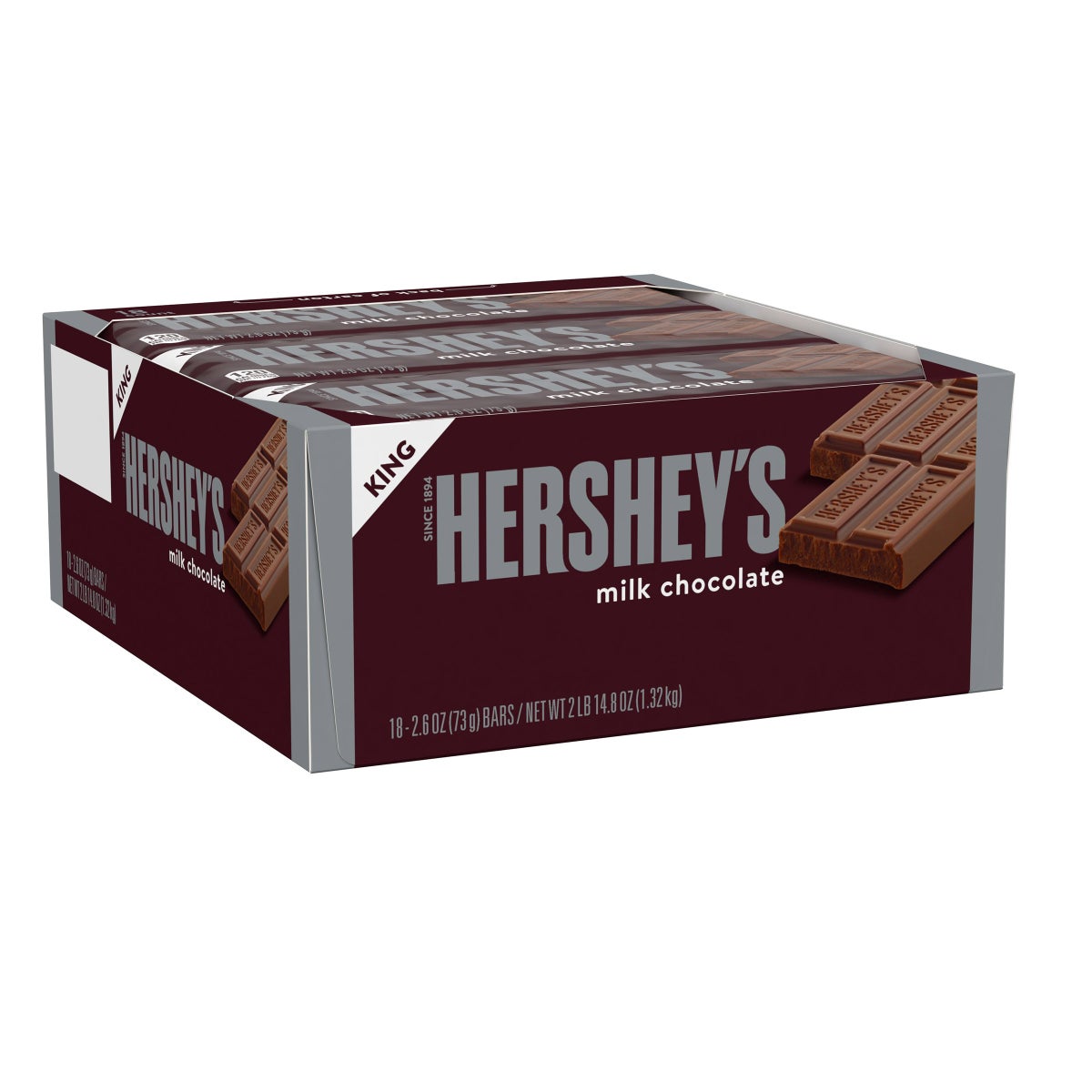 Classic Hershey's milk chocolate bars for sharing