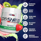 EHP Labs OxyShred Kiwi Strawberry 60-serving powder
