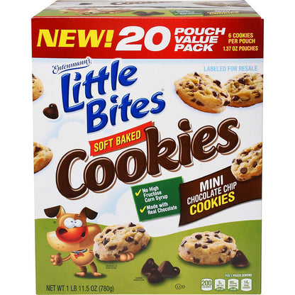 Entenmann's Little Bites chocolate chip cookies box