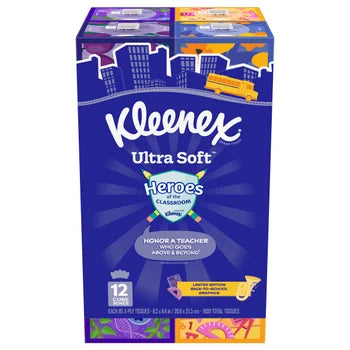 Kleenex facial tissue 12-box value pack