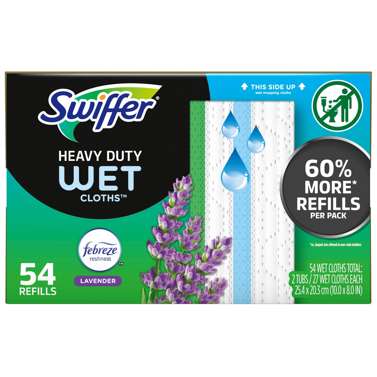 Swiffer multi-surface wet cloths with Febreze scent