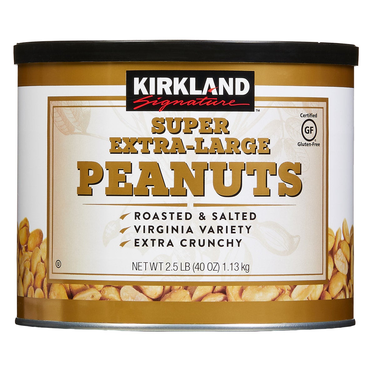Kirkland Signature super extra-large peanuts 2.5 lbs bag