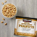 Extra crunchy peanuts in Kirkland Signature packaging