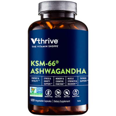 Vthrive KSM-66 Ashwagandha 300 mg supplement