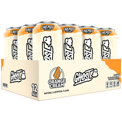 GHOST Energy Orange Cream nutrition and formula details