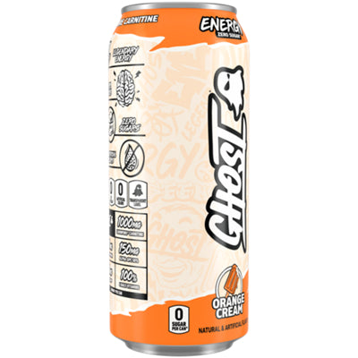 Pack of 12 GHOST Energy Orange Cream drinks